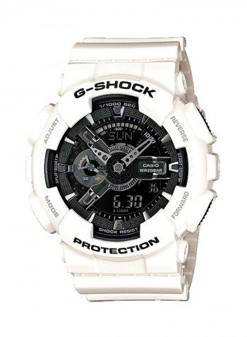 Men's Water Resistant Resin Analog/Digital Watch GA-110GW-7ADR