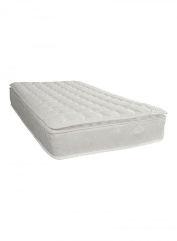 Pillow Top Spring Mattress White Double