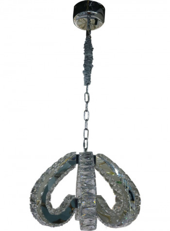 Decorative Pendant Light Silver 42 x 95cm