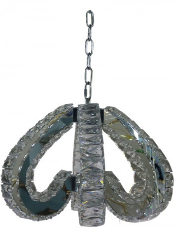 Decorative Pendant Light Silver 42 x 95cm