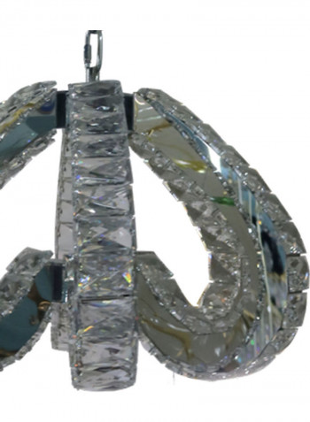 Decorative Pendant Light Silver 42 x 95cm