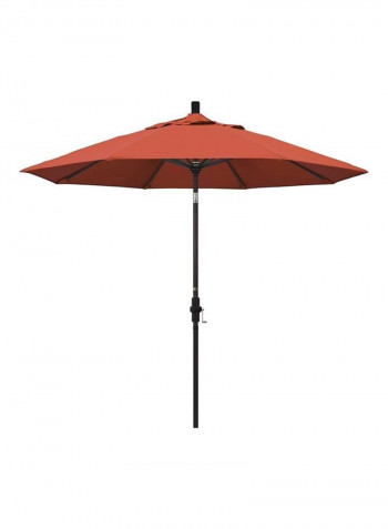 Outdoor Patio Sun Shade Umbrella With Crank Red/Black