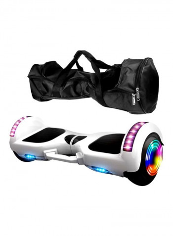 Self Balancing Electric Scooter With Carrying Bag 61x21x9centimeter