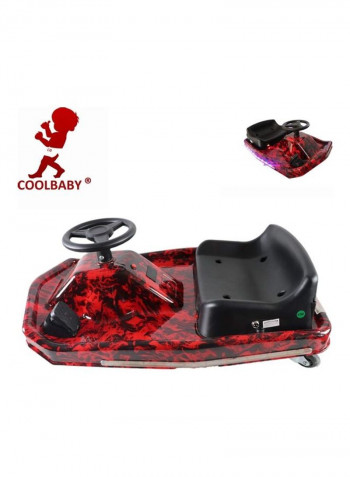 Electric Drifting Scooter Ride On Toy With LED Lights 85 x 53 x 21cm