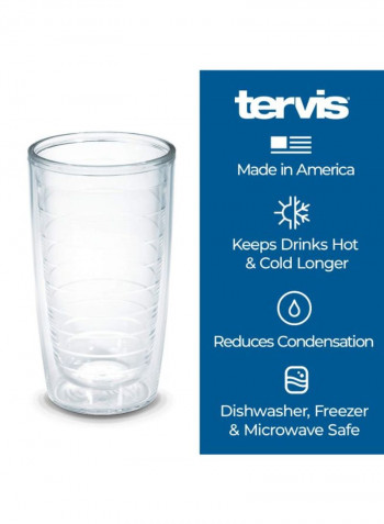 Arizona Cardinals Primary Logo Designed Tumbler Black/Clear