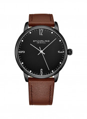 Men's Casual Leather Quartz Analog Wrist Watch 3997B.4