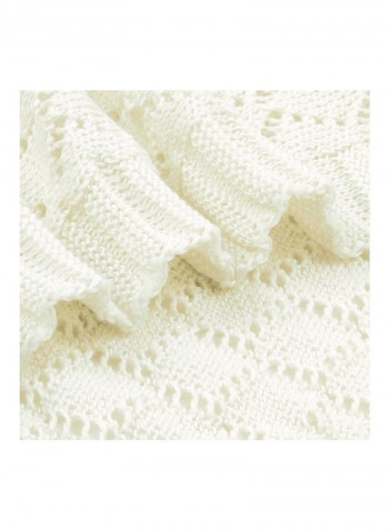 Simple Hollow-Out Knitted Swaddling