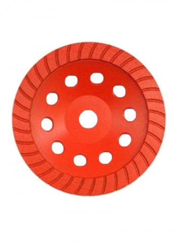 Grinding Wheel Cup Red 125x22.2millimeter