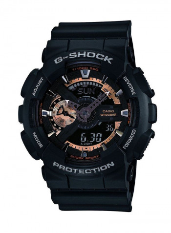 Men's Rubber Analog/Digital Quartz Watch GA-110RG-1AER