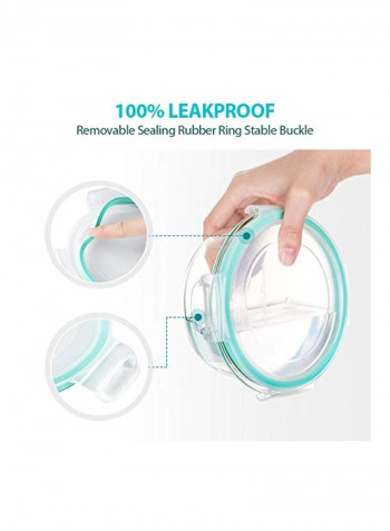 24-Piece Food Storage Containers With Lids Clear