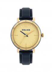 Women's Sajama Leather Analog Watch P 15694MSGBL-D22