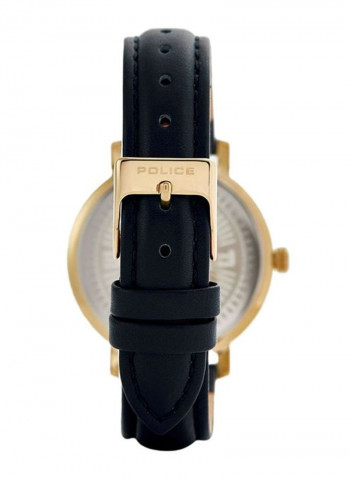 Women's Sajama Leather Analog Watch P 15694MSGBL-D22
