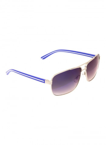 Men's Rectangular Sunglasses - Lens Size: 62 mm