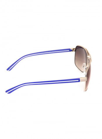 Men's Rectangular Sunglasses - Lens Size: 62 mm