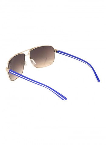 Men's Rectangular Sunglasses - Lens Size: 62 mm