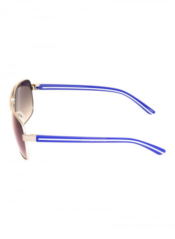 Men's Rectangular Sunglasses - Lens Size: 62 mm