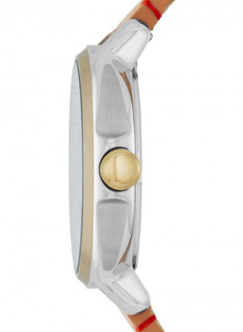 Women's Chelsey Leather Analog Wrist Watch ES3523