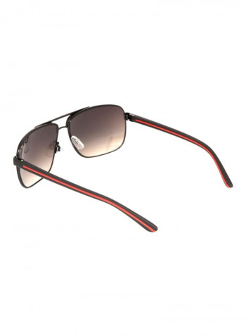 Men's Rectangular Sunglasses - Lens Size: 62 mm