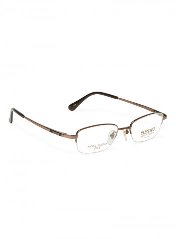Women's Titanium Rectangular Eyeglasses Frame