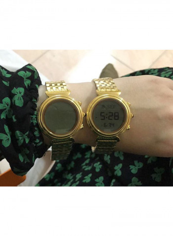 Women's Water Resistant Stainless Steel Digital Watch WF-14S