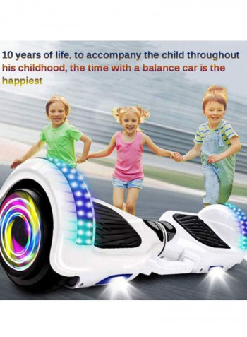 Electric Hoverboard With Bluetooth And Light 58x17x17cm