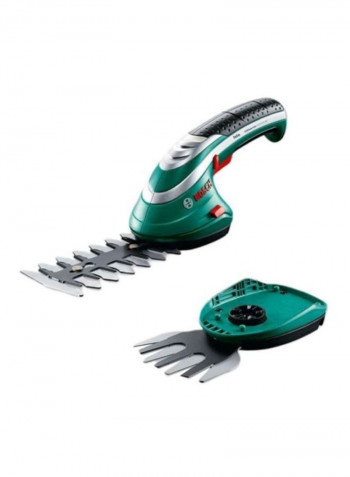 Cordless Shrub With Grass Shear Tool Green/Black/Silver