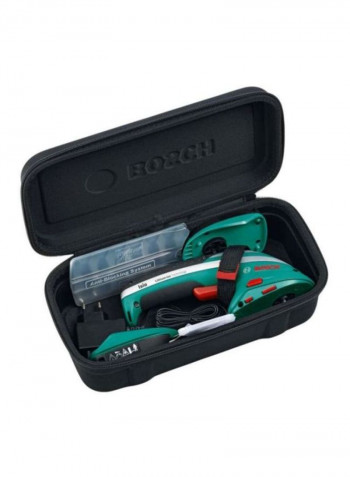 Cordless Shrub With Grass Shear Tool Green/Black/Silver