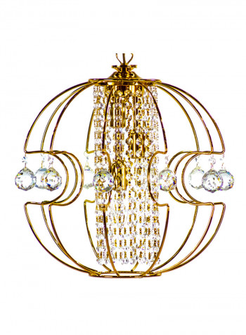Decorative Chandelier Gold/Clear 40x45centimeter