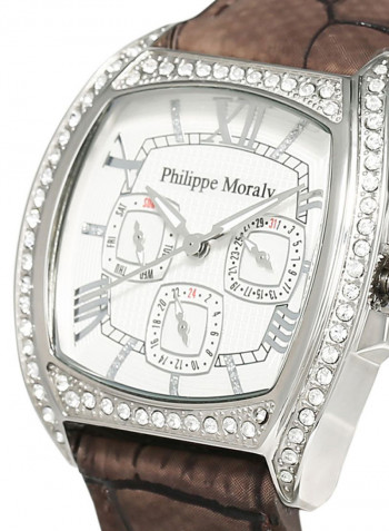 Women's Leather Chronograph Watch LS1140WWO