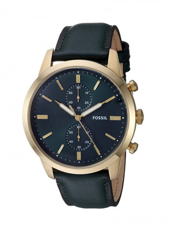 Men's Leather Analog Wrist Watch FS5599
