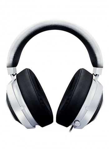 Wired Over-Ear Gaming Headphones With Mic White