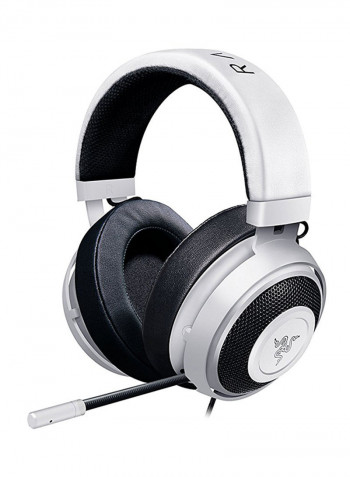 Wired Over-Ear Gaming Headphones With Mic White
