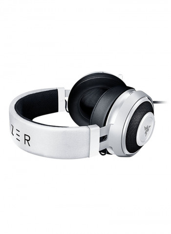 Wired Over-Ear Gaming Headphones With Mic White