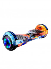2-Wheel Electric Smart Self Balancing Scooter With LED Wheels 58.4x17.8cm