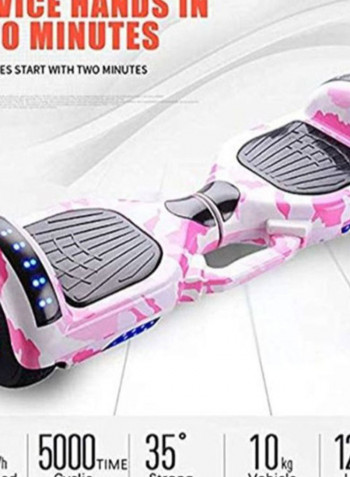 Electric Hoverboard Self Balancing Scooter With Lights