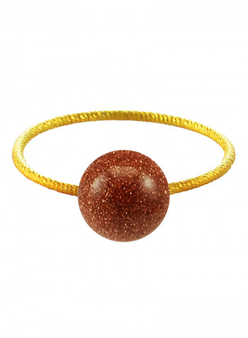 18K Gold Sunstone Ring