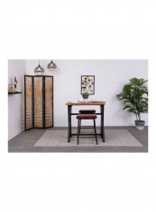 3-Piece Romica Breakfast Set Brown/Black