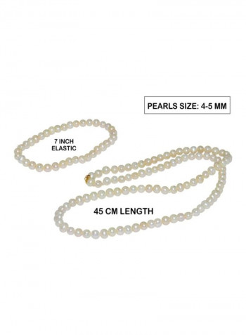 2-Piece 18 Karat Gold Jewellery Set