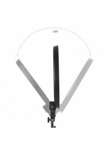 LED Photography Ring Light With Accessories White