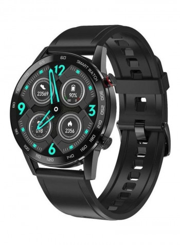 Waterproof And Heart Rate Tracker Touch Screen Full Square Smart watch For Android / IOS black