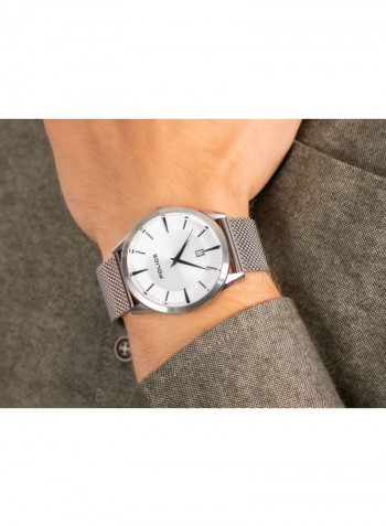 Men's Patriot Stainless Steel Analog Watch P 15305JS-04MM