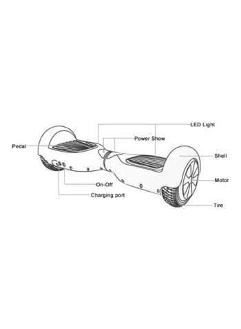 Self Balancing Electric Hoverboard 6.5inch