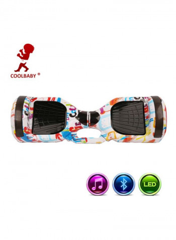 2 Wheel Self Balancing Electric Scooter 61x21x9centimeter