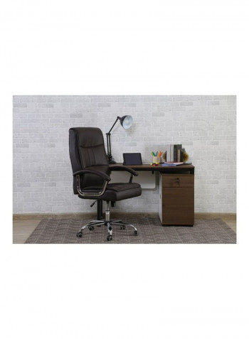 Adjustable Armrest Rotating Bodmin Office Chair Black