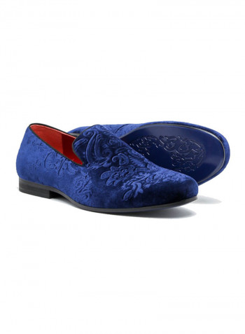 Tyran Motif Loafer Blue