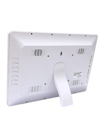 Electronic Led Digital Photo Frame Album Kit 14inch White