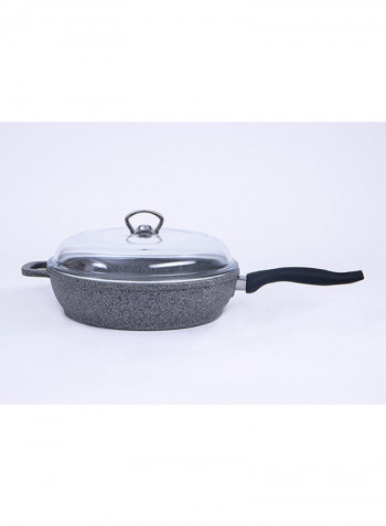 9-Piece Granite Cookware Set Grey