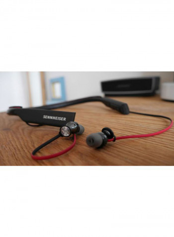 Momentum In-Ear Wireless Bluetooth Headset Black/Red