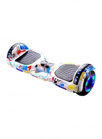 2-Wheel Electric Smart Self Balancing Scooter With LED Wheels 58.4x17.8x18.5cm