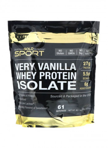Sport Very Vanilla Flavor Whey Protein Isolate